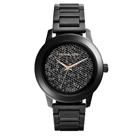 michael kors watch kinley pave|Michael Kors Black Kinley Pavé Stainless Steel Watch MK5999.